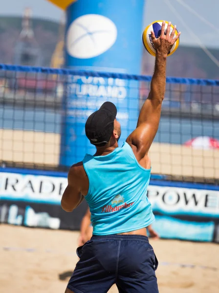 Beach volleyball tournament — Stock Photo, Image