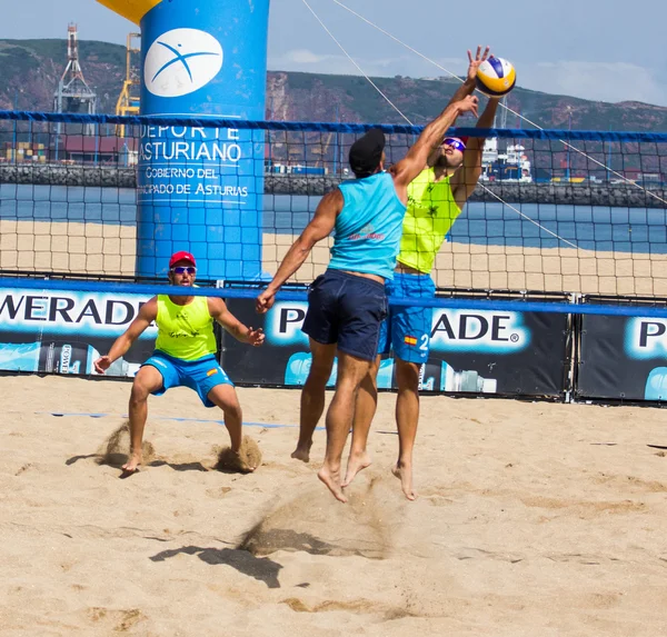 Beach volleyball tournament — Stock Photo, Image