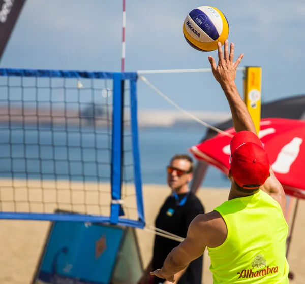 Beach volleyball tournament — Stock Photo, Image