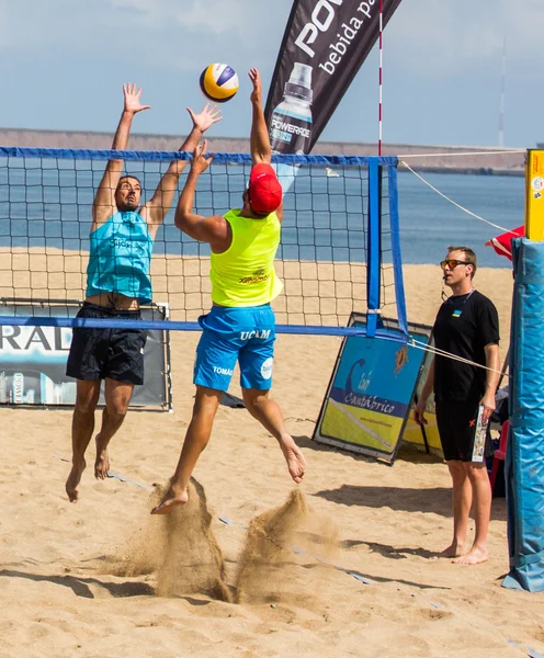 Torneo de voleibol playa — Foto de Stock