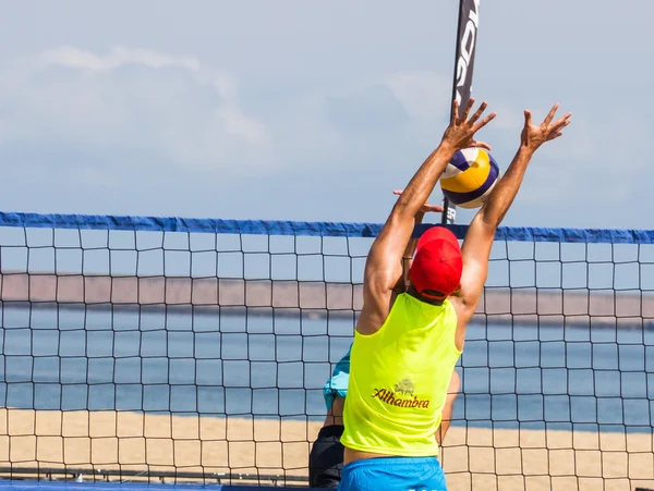 Beach volleyball tournament — Stock Photo, Image