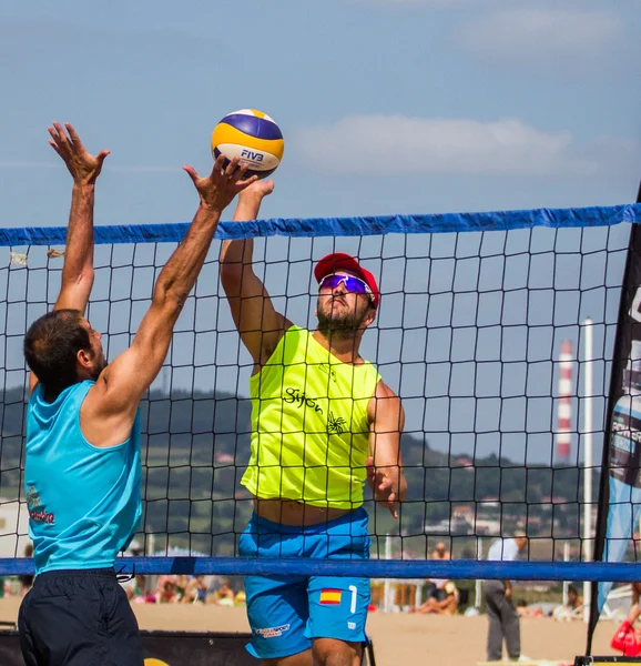 Torneo de voleibol playa — Foto de Stock