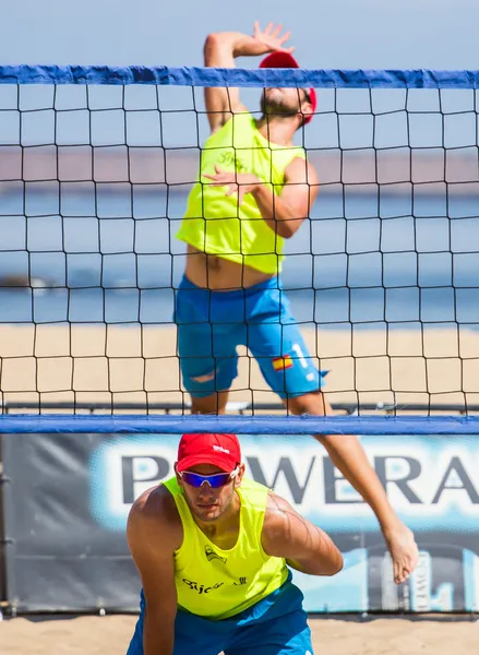 Torneo de voleibol playa — Foto de Stock