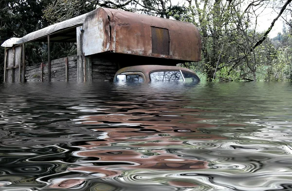 Coche viejo — Foto de Stock