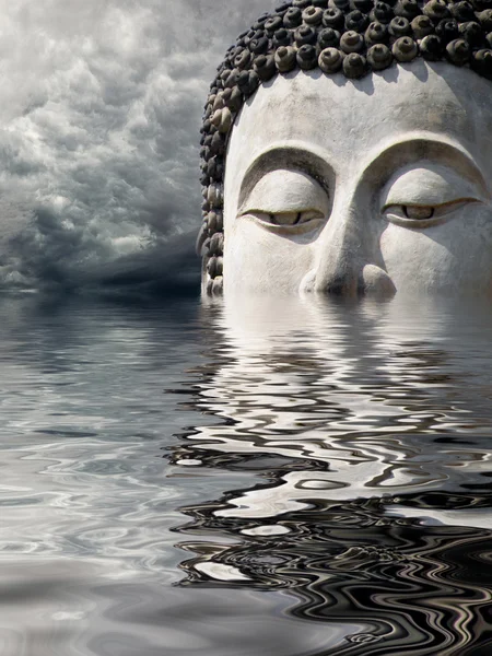 Wat thai drowning — Stock Photo, Image