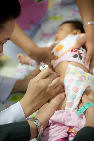 Bambini vaccinati . — Foto Stock