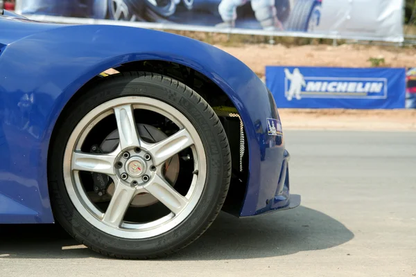 Pruebas de neumáticos Michelin — Foto de Stock