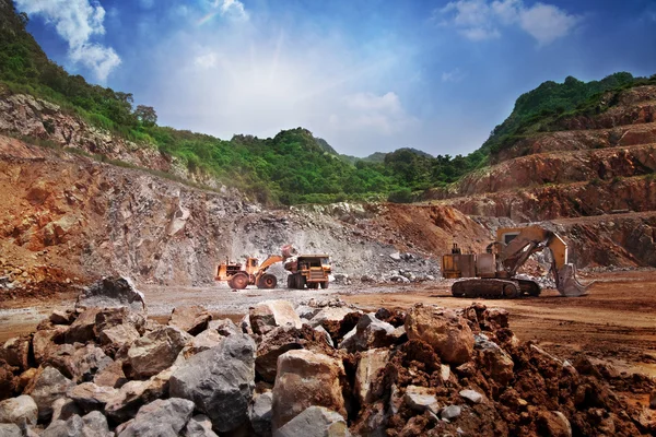 Dump trucks — Stock Photo, Image