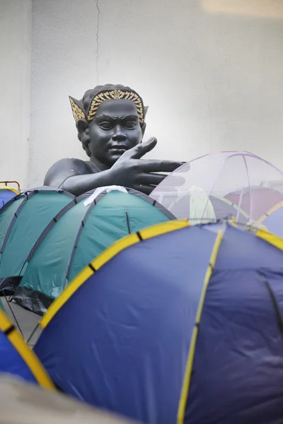 Tent protesters — Stock Photo, Image