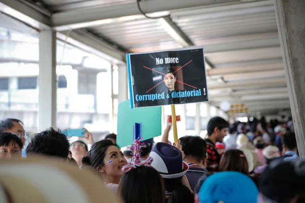 Demonstranten — Stockfoto