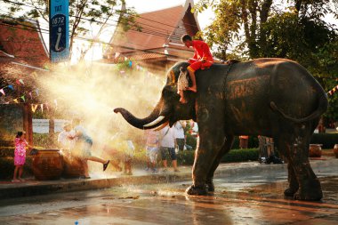 Songkran Festival clipart