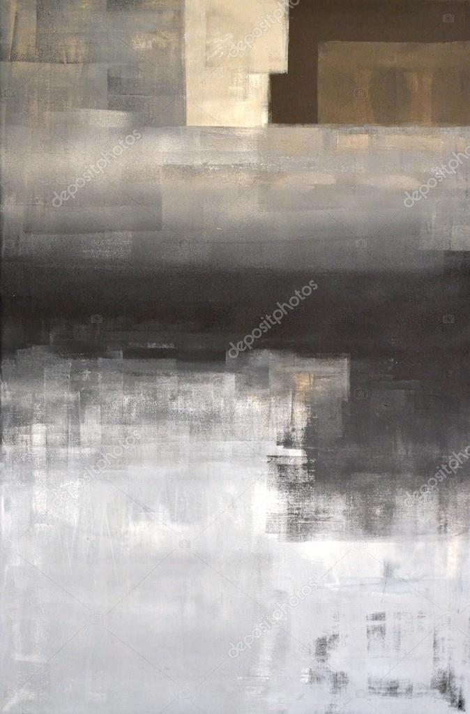 Brown and Grey Abstract Art Painting Stock Photo by ©t30gallery 12754799