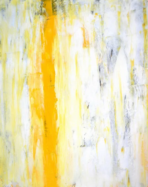 Graue und gelbe abstrakte Malerei Stockfoto