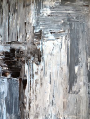 gri ve kahverengi soyut sanat resim