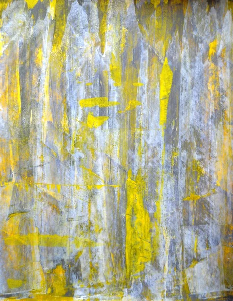Pictura de artă abstractă gri și galben — Fotografie, imagine de stoc