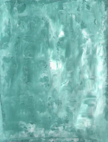 Turquoise abstracte kunst schilderij — Stockfoto