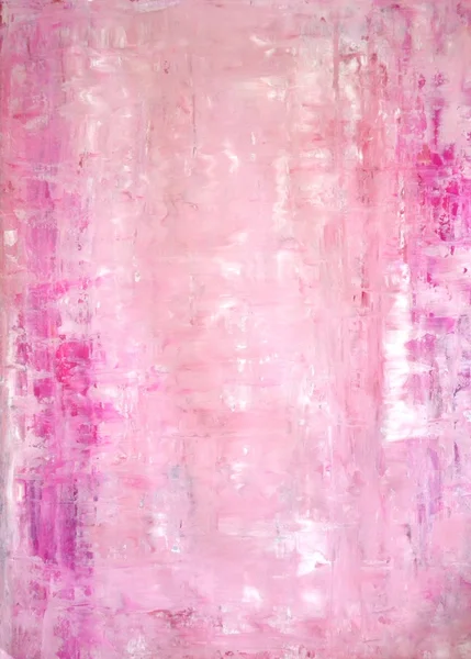 Roze abstracte kunst schilderij — Stockfoto
