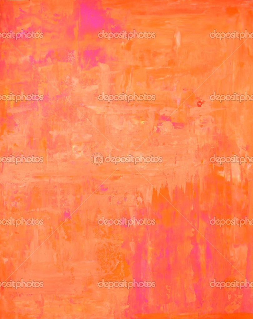 Pink and Orange Abstract Art Painting Stock Photo by ©t30gallery 23151502