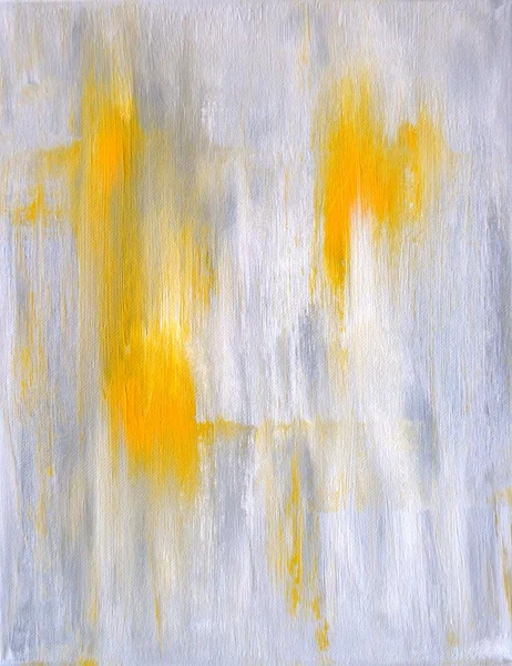Серо-жёлтая абстрактная живопись — стоковое фото