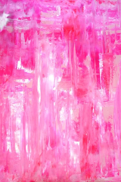 Roze abstracte kunst schilderij — Stockfoto