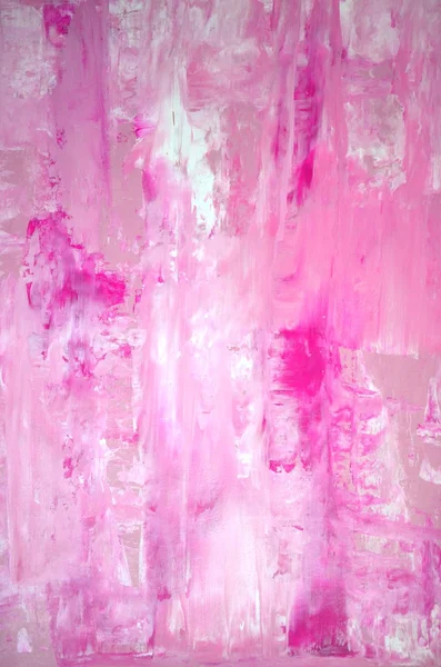 Roze abstracte kunst schilderij — Stockfoto