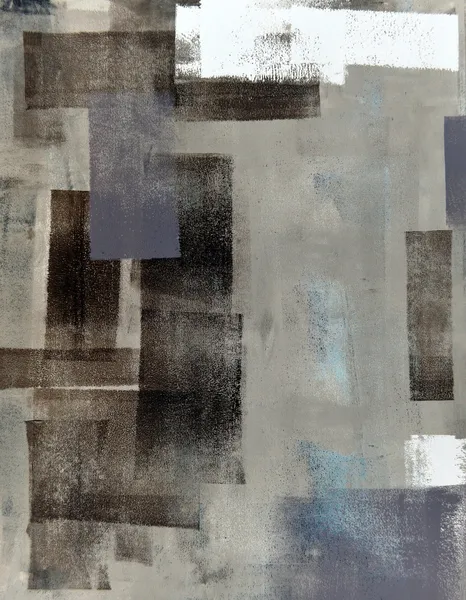 Bruin en grijs abstracte kunst schilderij — Stockfoto