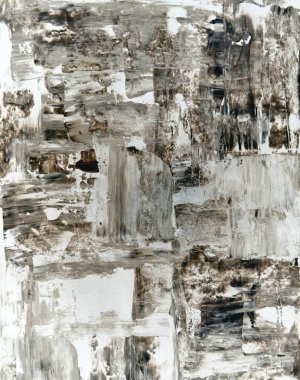 bej ve kahverengi soyut sanat resim