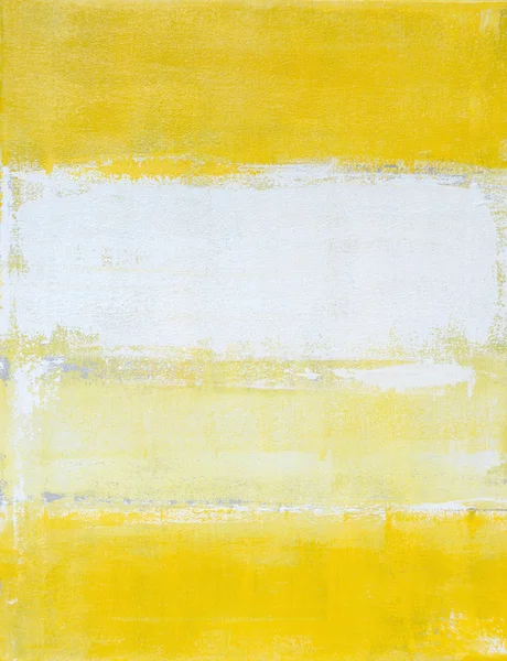 Pittura astratta grigia e gialla — Foto Stock