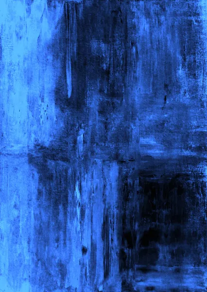 Peinture abstraite bleue — Photo