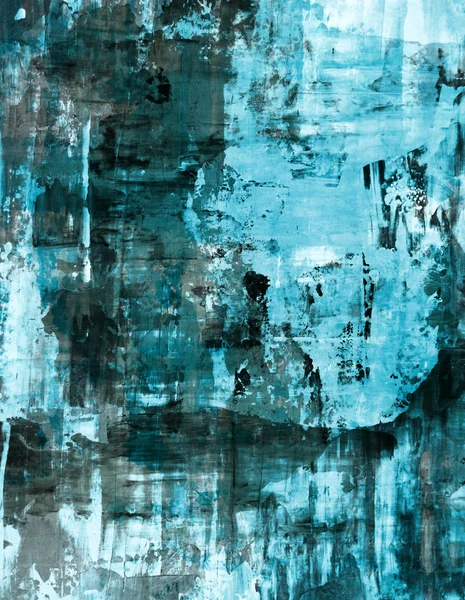 Blaue abstrakte Malerei Stockbild