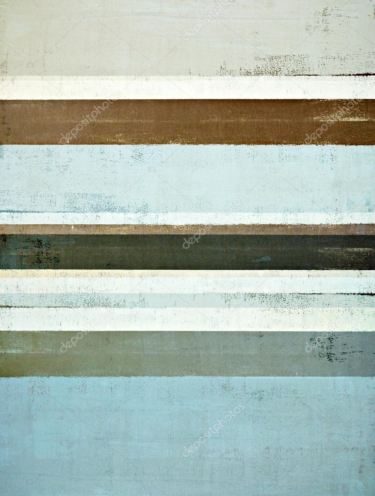 Teal and Beige Abstract Art Painting