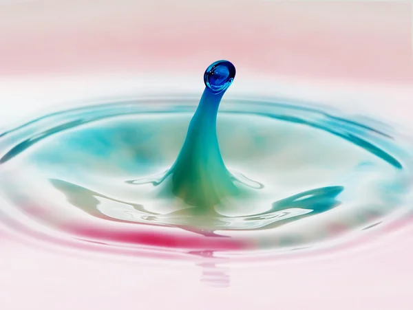 Blue splash — Stock Photo, Image