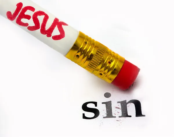 Jesus removes sin — Stock Photo, Image