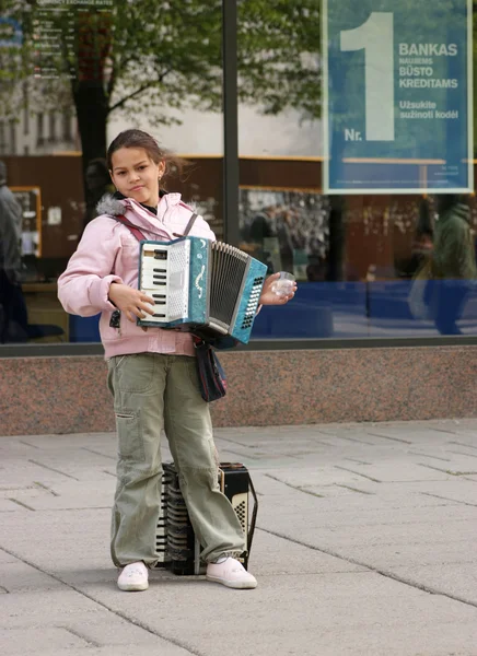 Girl in the street