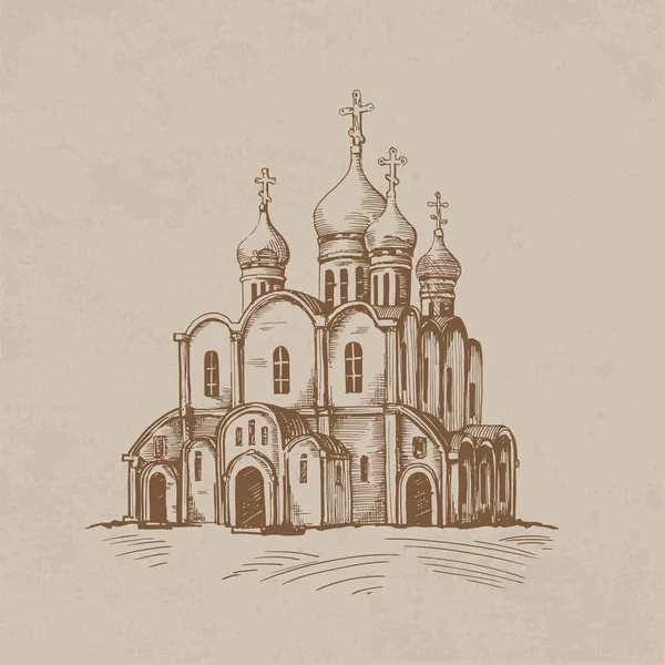 Orthodoxe Kirche — Stockvektor