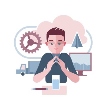 adam soyut bir kurumsal ortamda sunulması