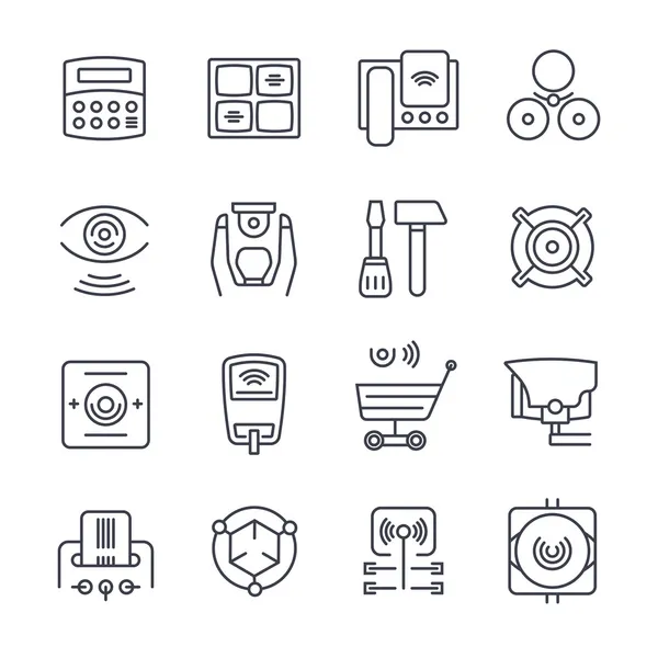 Iconos de seguridad — Vector de stock