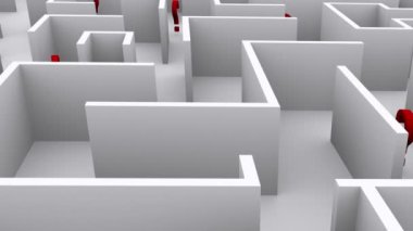 soru işaretleri Maze.