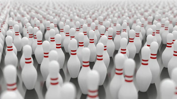 Bowling pins — Stock Photo, Image