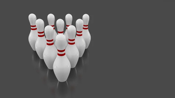 Bowling pins — Stock Photo, Image