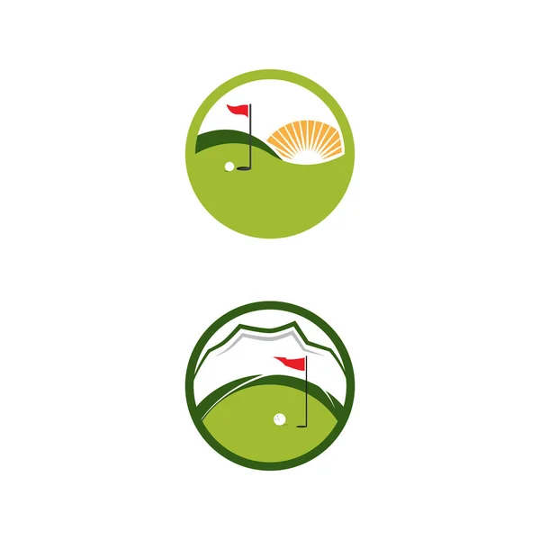 Golf Sport Icon Template Vector Illustration Icon Design — Stock Vector