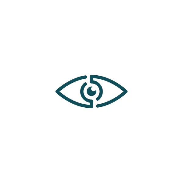 Εταιρική Ταυτότητα Eye Care Διάνυσμα Εικονίδιο Σχεδιασμό — Διανυσματικό Αρχείο