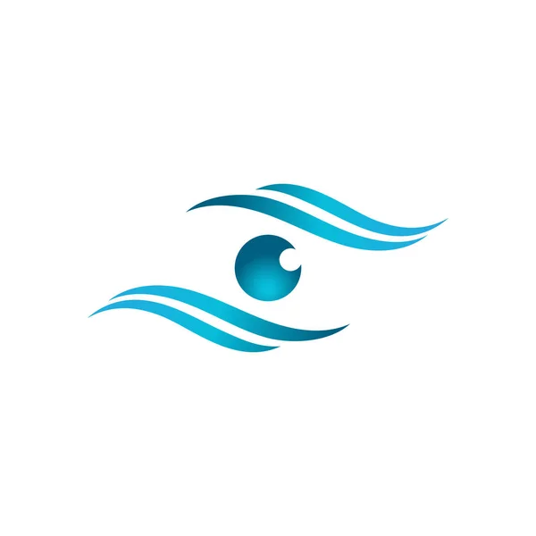 品牌识别企业眼睛护理矢量图标设计 — 图库矢量图片