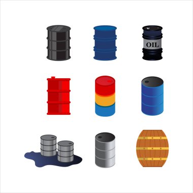 Barel Vektör simgesi tasarım örnekleme şablonu