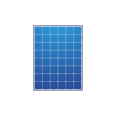 Güneş Enerjisi vektör resmetme şablonu