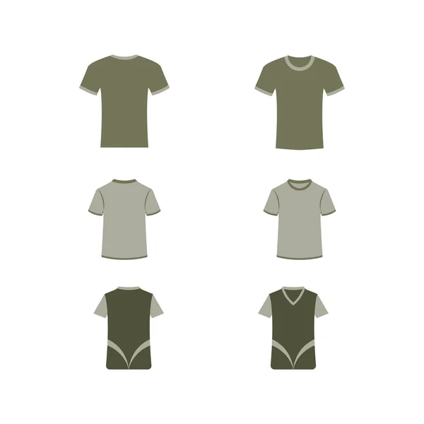 Shirt Vector Ícone Design Ilustração Modelo —  Vetores de Stock