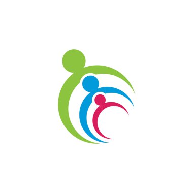 Topluluk, ağ ve sosyal simge tasarım şablonu