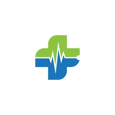 Sağlık Tıbbi Logosu vektör illüstrasyon tasarımı