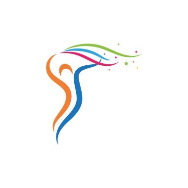 spor silueti vektör resimleme tasarımı