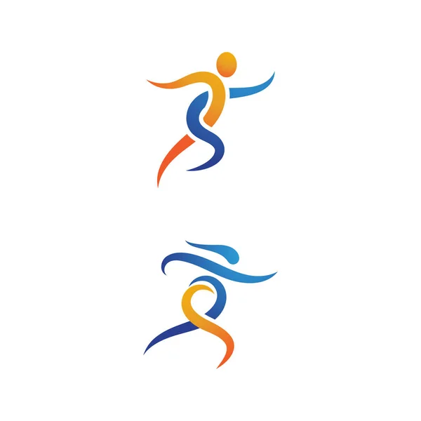 Векторный Дизайн Логотипа Человека — стоковый вектор